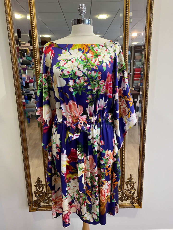 Silk Kaftan Purple Opulence