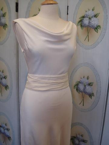 Ivory Treble Silk Crepe