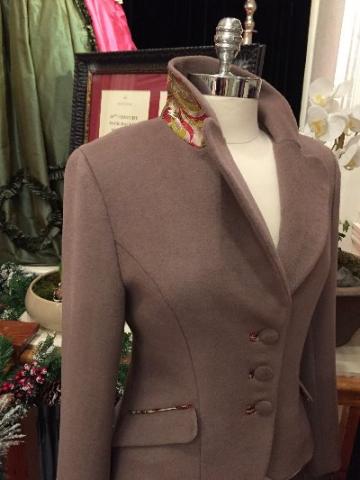 Cashmere Wool and-Silk Brocade