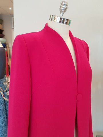 Coral Wool Crepe