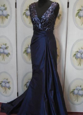 Silk Dupion and Sequin