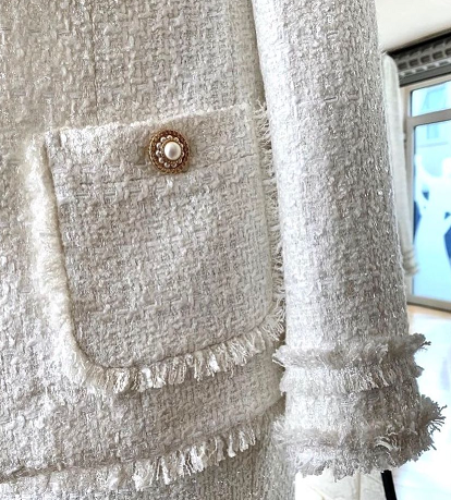 Winter white wool