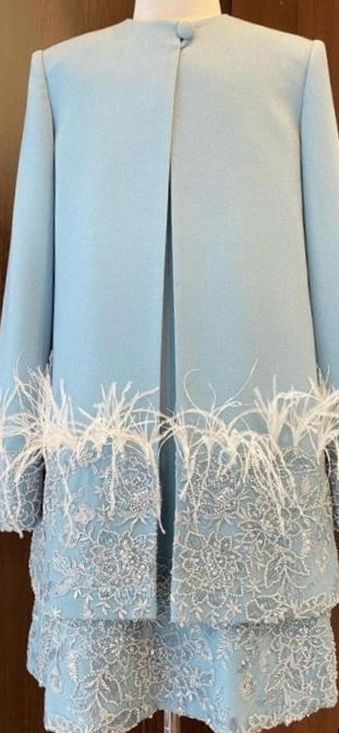 Washable crepe coat