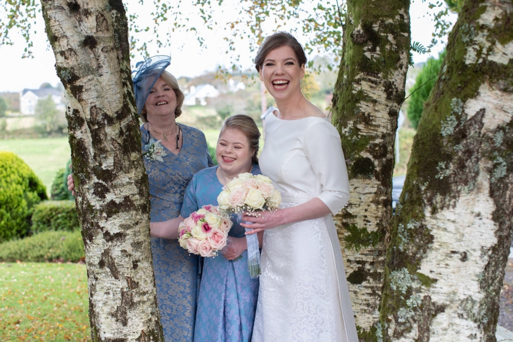 Silk Brocade and Thai Silk Wedding Dress