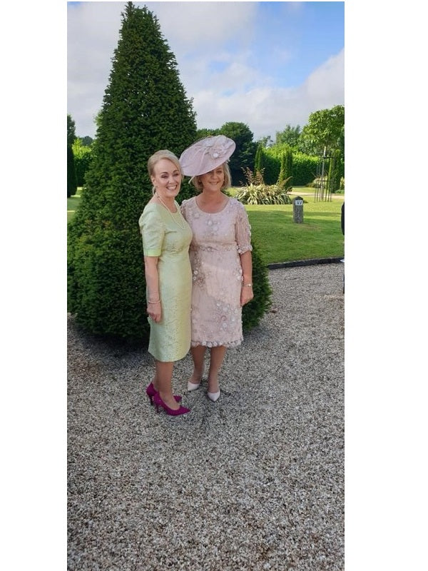 Silk Brocade Dress
