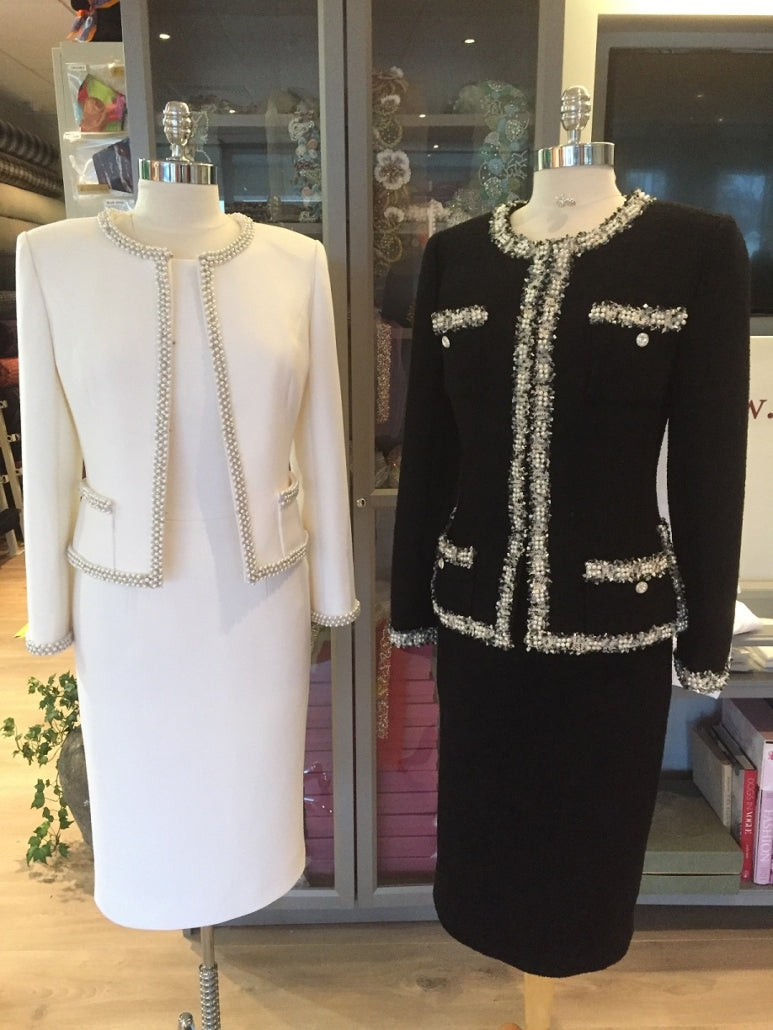 Italian Wool Crepe’s with Indian and Spanish trimming