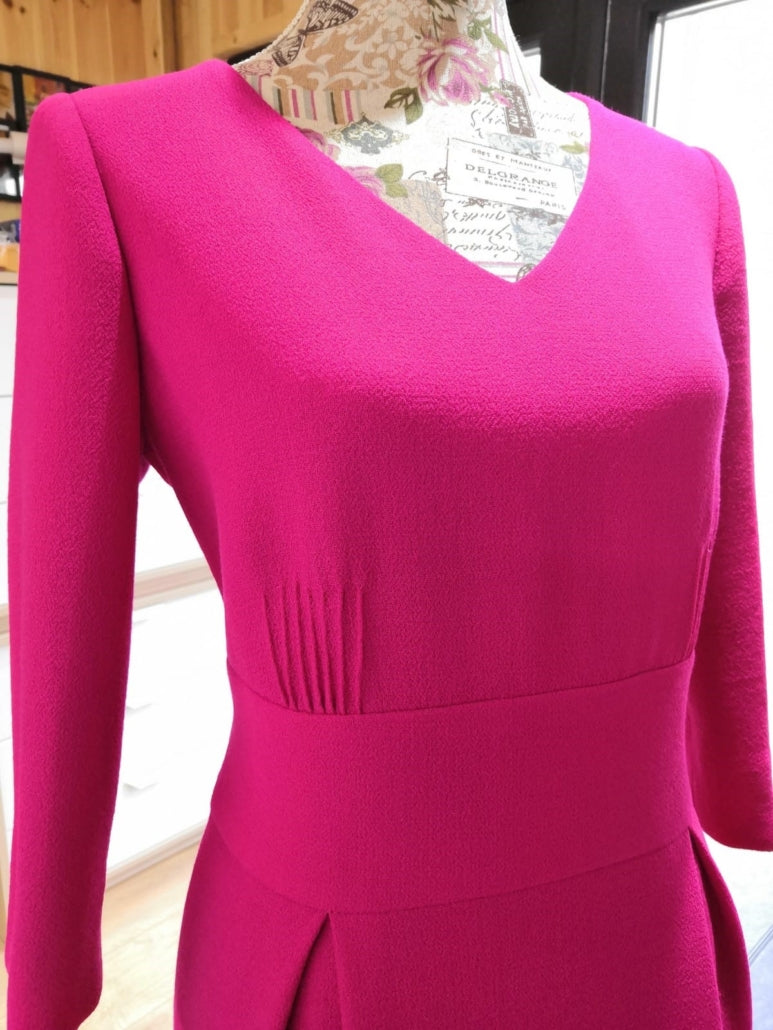 Wool Crepe Dress