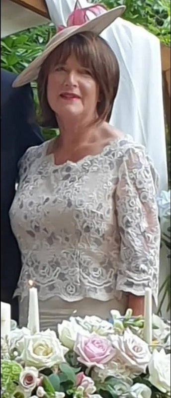Silk Crepe and Corded Lace