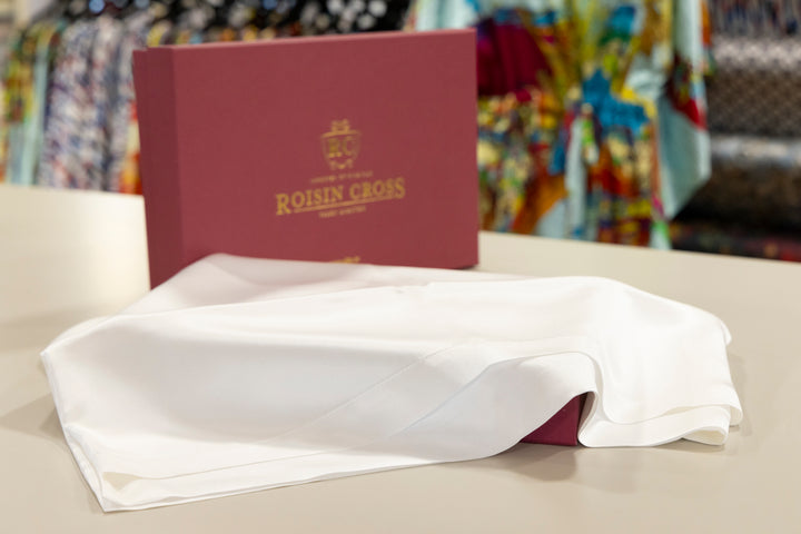White Mulberry Silk Pillowcase