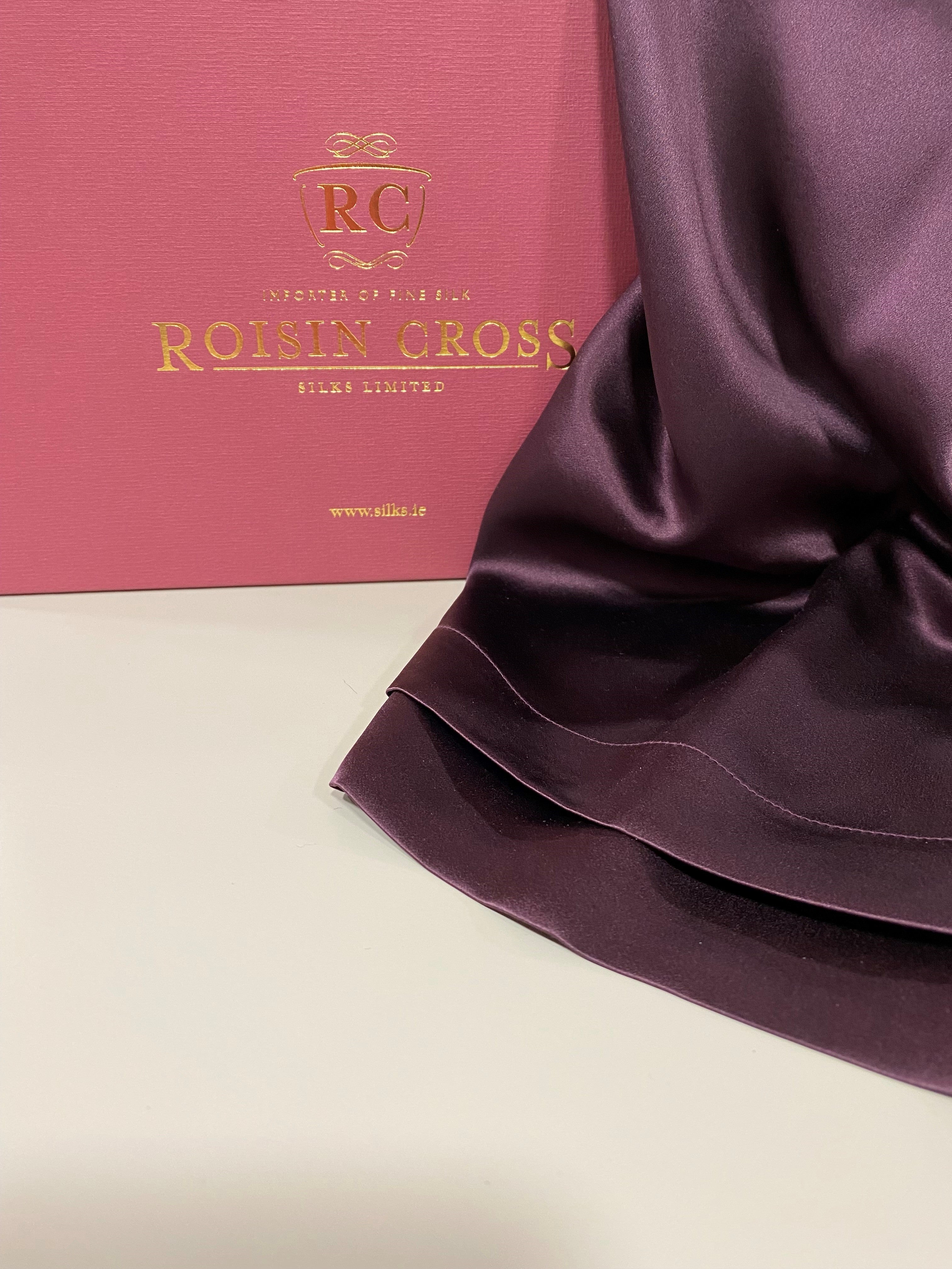 Aubergine Mulberry Silk Pillowcase