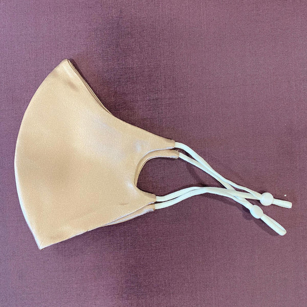 Roisin Cross Silks Face Masks Blush Pink