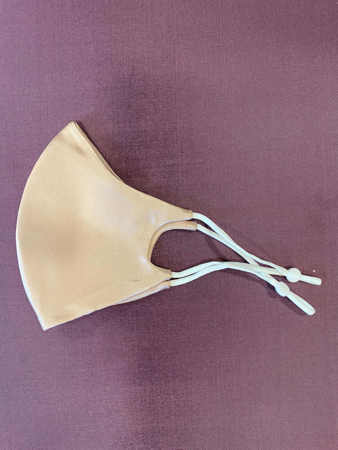 Roisin Cross Silks Face Masks Blush Pink