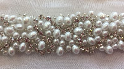 BD Pearl White Silver - €95 per metre